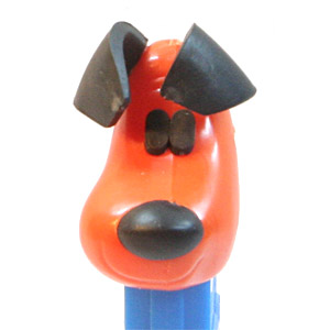 PEZ - Kooky Zoo - Yappy Dog - Orange Head