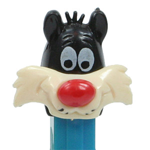 PEZ - Looney Tunes - Sylvester - Black/Off-White/With Whiskers - A