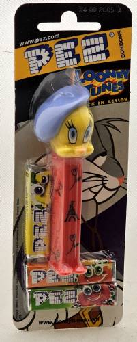 PEZ - Back In Action - Tweety Bird "French Tweety" - Yellow Head