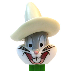 PEZ - Back In Action - Bugs Bunny "Western Bugs" - Finished Mouth - B
