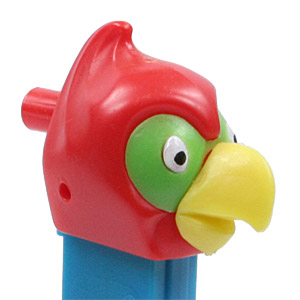 PEZ - Merry Music Makers - Parrot Whistle - Red Head, Yellow Beak
