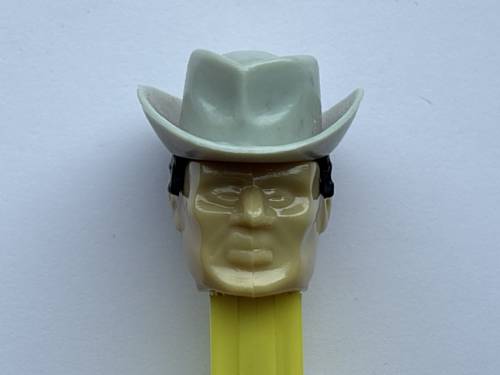 PEZ - Humans - Cowboy - Peach Face, Tan Hat