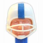 PEZ - Football Player  White Helmet, Blue Stripe