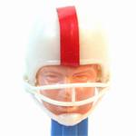 PEZ - Football Player  White Helmet, Red Stripe