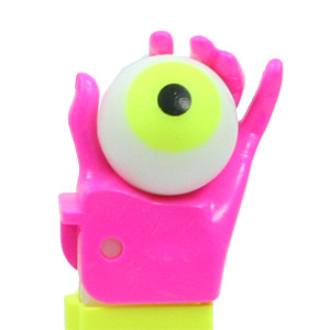 PEZ - Miscellaneous - Psychedelic Eye - Hot Pink Hand - B