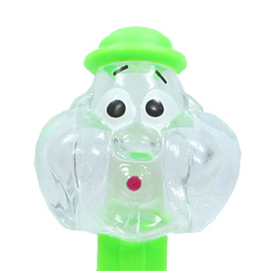 PEZ - Crystal Collection - Bubbleman - Clear Crystal Head