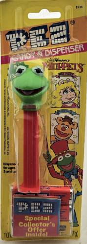 PEZ - Animated Movies and Series - Muppets - Kermit - B