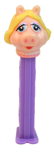 PEZ - Muppets - Miss Piggy - With Eyelashes - A