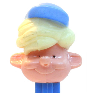 PEZ - PEZ Pals - Boy with Cap (Pezi) - Blonde Hair, Blue Cap