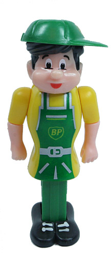 PEZ - PEZ Pals - Gas Station Boys - British Petroleum (BP) Boy