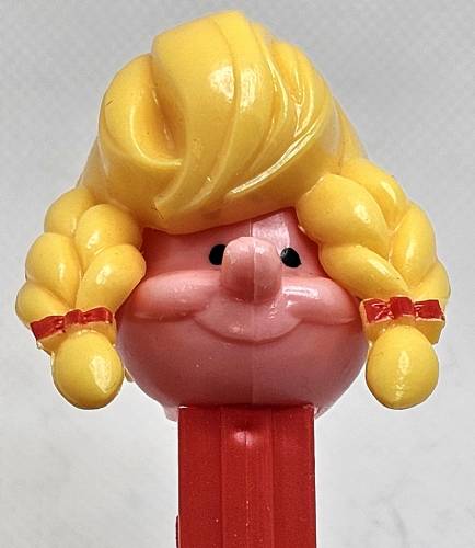 PEZ - PEZ Pals - Girl - Yellow Hair, No Extra Holes