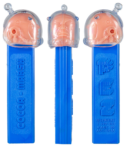 PEZ - Premiums - Cocoa Marsh - Clear Blue Helmet