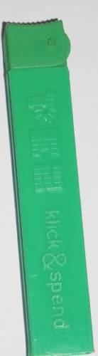 PEZ - Regulars - Oversized Regular - Klick & Spend - Green Top