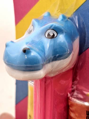 PEZ - Safari Animals - Hippo - Blue and White Head