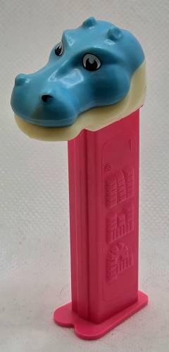 © Bryan Whalen PEZ - Safari Animals - Hippo - Blue and White Head
