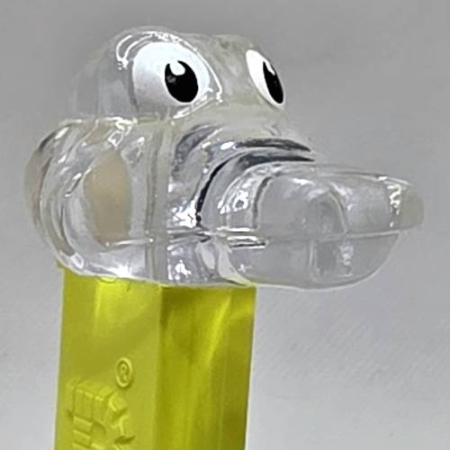 PEZ - Crystal Collection - Crocodile - Clear Crystal Head