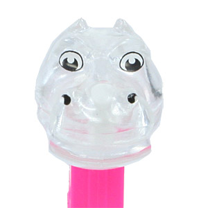 PEZ - Crystal Collection - Hippo - Clear Crystal Head