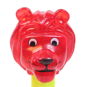 PEZ - Crystal Collection - Lion - Red Crystal Head