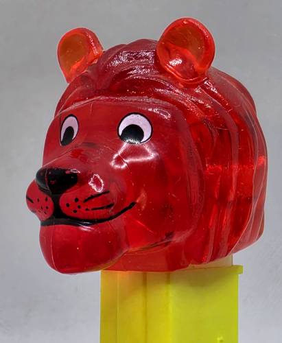 PEZ - Crystal Collection - Lion - Red Crystal Head