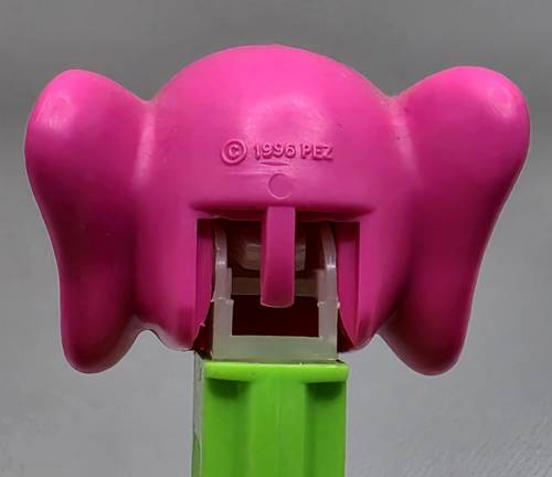 PEZ - Safari Animals - Misfits - Elephant - Pink Head