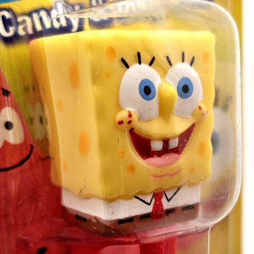 PEZ - SpongeBob SquarePants - SpongeBob in Shirt - yellow head, full shirt