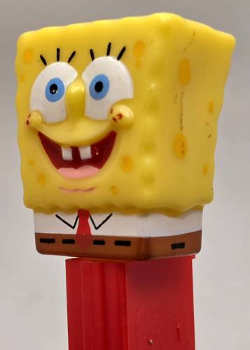 © Bryan Whalen PEZ - SpongeBob SquarePants - SpongeBob in Shirt - yellow head, full shirt - A