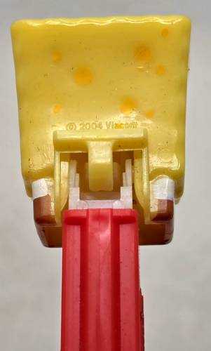 © Bryan Whalen PEZ - SpongeBob SquarePants - SpongeBob in Shirt - yellow head, full shirt - A
