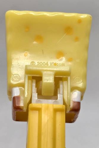 © Bryan Whalen PEZ - SpongeBob SquarePants - SpongeBob in Shirt - yellow head, full shirt - A