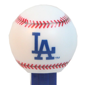 PEZ - Sports Promos - MLB Balls - Ball - Los Angeles Dodgers - A