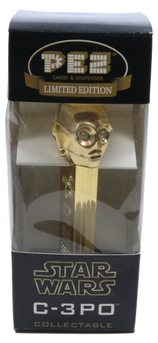 PEZ - Star Wars - Limited Edition - C-3PO - Golden Glow Head