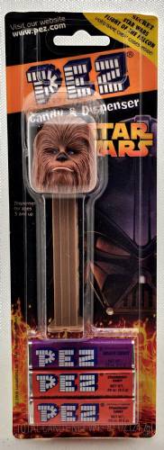 PEZ - Star Wars - Series D - Chewbacca - light dull brown - B