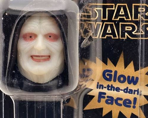 PEZ - Series D - Emperor Palpatine - Glow-in-the-dark Face