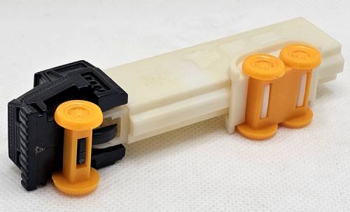 PEZ - Trucks - Misfits - Cab #R2 - Black Cab, Orange Wheels - B