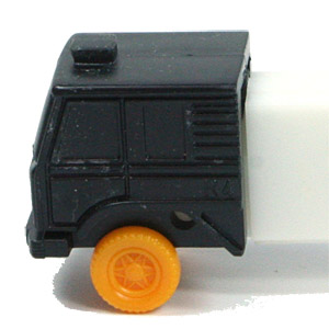 PEZ - Trucks - Misfits - Cab #R4 - Black Cab, Orange Wheels - B