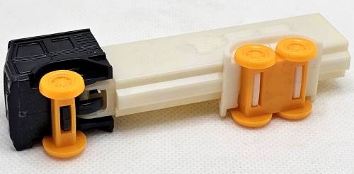 PEZ - Trucks - Misfits - Cab #R4 - Black Cab, Orange Wheels - B