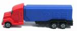 PEZ - Truck with V-Grill  Red cab, blue trailer