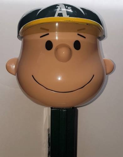 PEZ - Giant PEZ - Peanuts - MLB Charlie Brown - Oakland Athletics