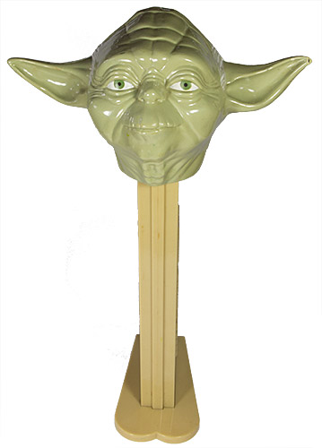 PEZ - Giant PEZ - Star Wars - Yoda - Pale Green Head