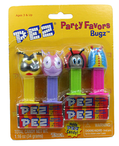 PEZ - Party Favors - Bugz - Bugz Package