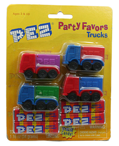 PEZ - Party Favors - Trucks - Trucks Package