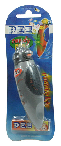 PEZ - Pen - Rocket Pen - Rocket Pen / Candy Pen - Black and Gray