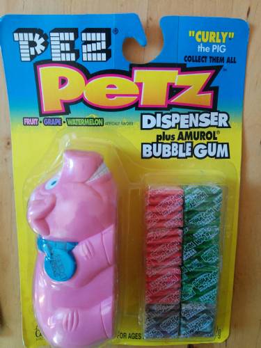 PEZ - PEZ Petz - Series 1 - Curly the Pig