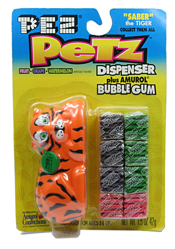 PEZ - PEZ Petz - Series 3 - Saber the Tiger