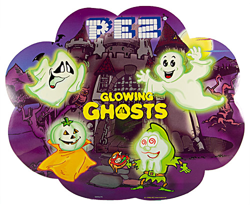 PEZ - Stickers - Balloon Sticker - Glowing Ghosts