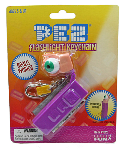 PEZ - Flashlight Keychain - Psychedelic Eye