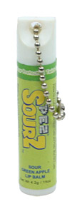 PEZ - Lip Balm - Lip Balm with Chain - Sourz Green Apple