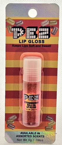 PEZ - Lip Balm/Gloss - Lip Gloss - Roll On Lip Gloss - Strawberry