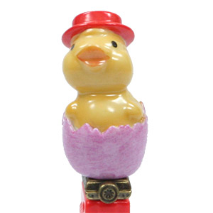 PEZ - Porcelain Hinged Boxes - Chick with Hat