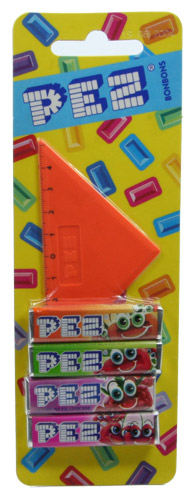 PEZ - Rulers - Triangle - Orange