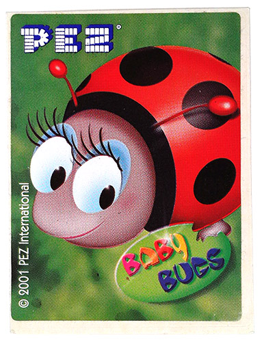 PEZ - Stickers - Baby Bugs - Ladybug